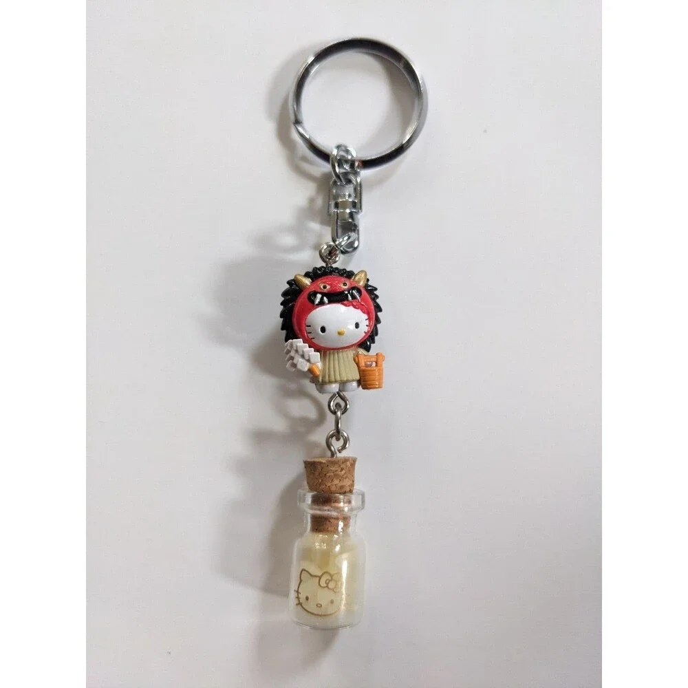 Hello Kitty Gotochi Keychain Charm Akita Namahage Limited Edition Made in Japan‎
